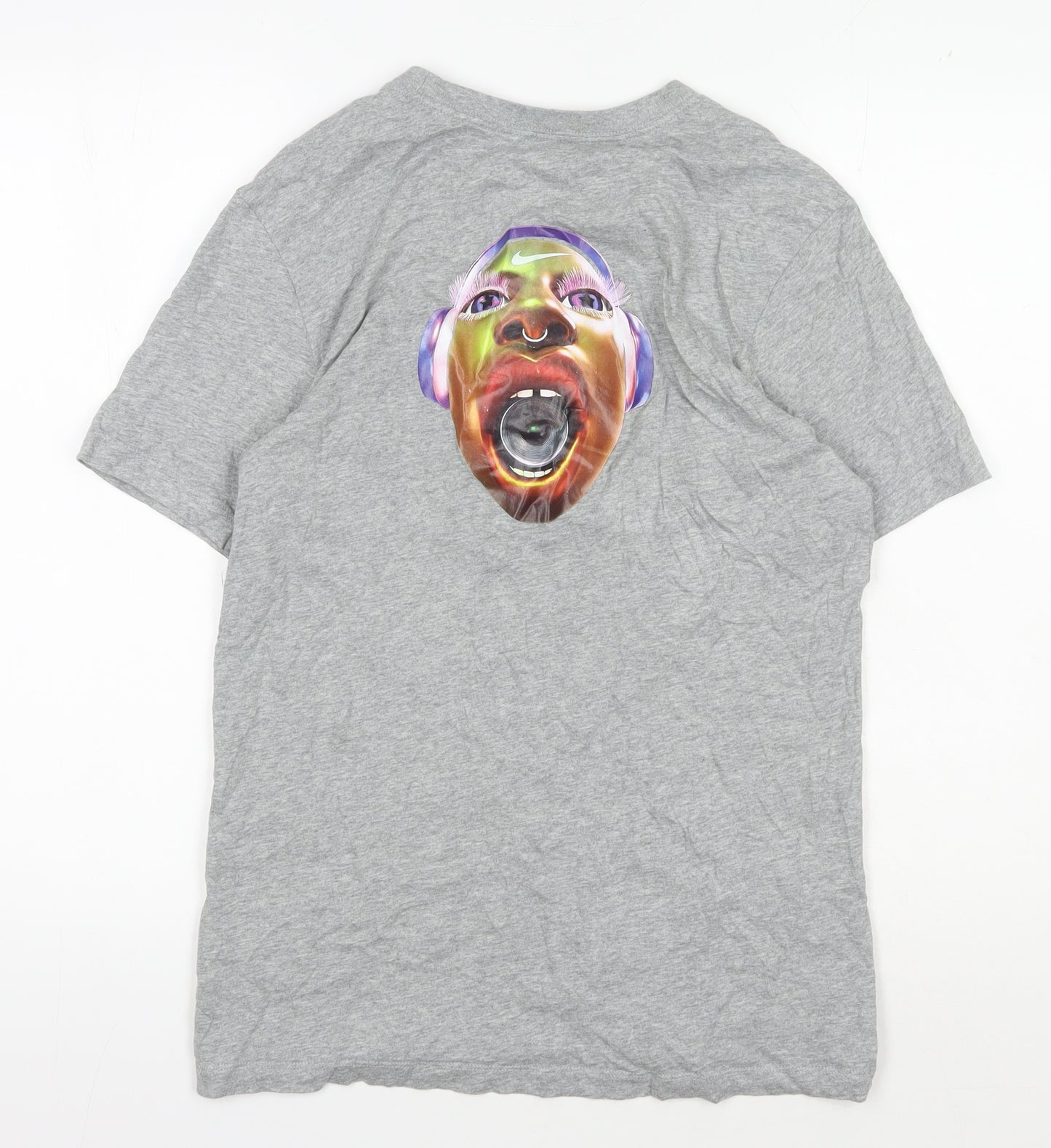 Nike Men's Grey London Graphic Print T-Shirt S