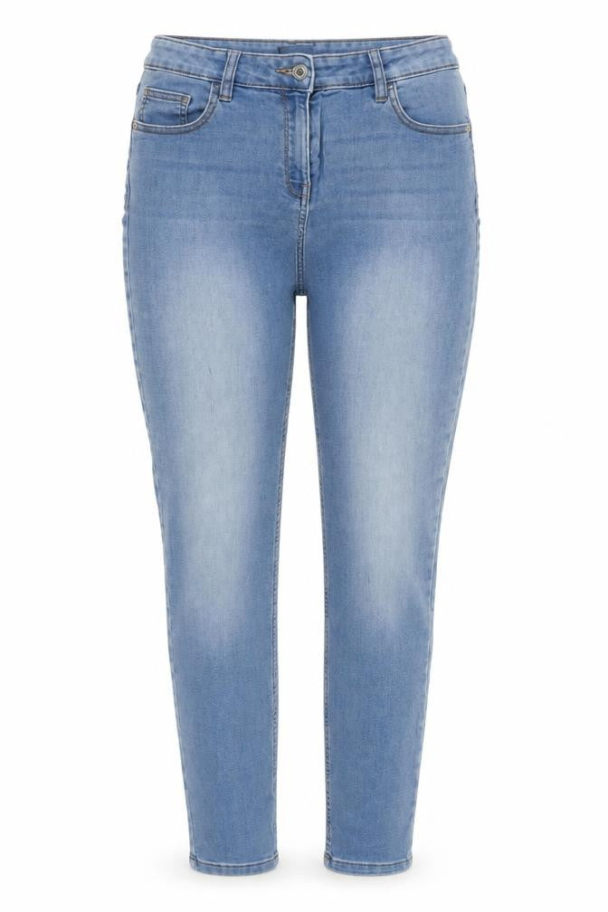 Front view of Palmer Women's Blue Skinny Jeans, size 14