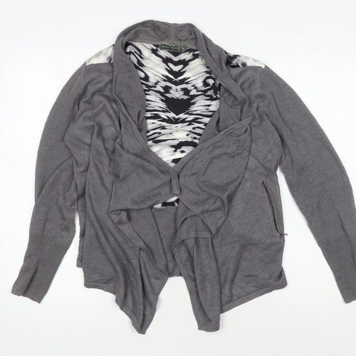 Mint Velvet Women's Grey Cardigan Long Sleeve Knit