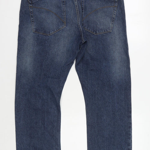 Kangaroo Poo Men's Blue 36 Straight Jeans