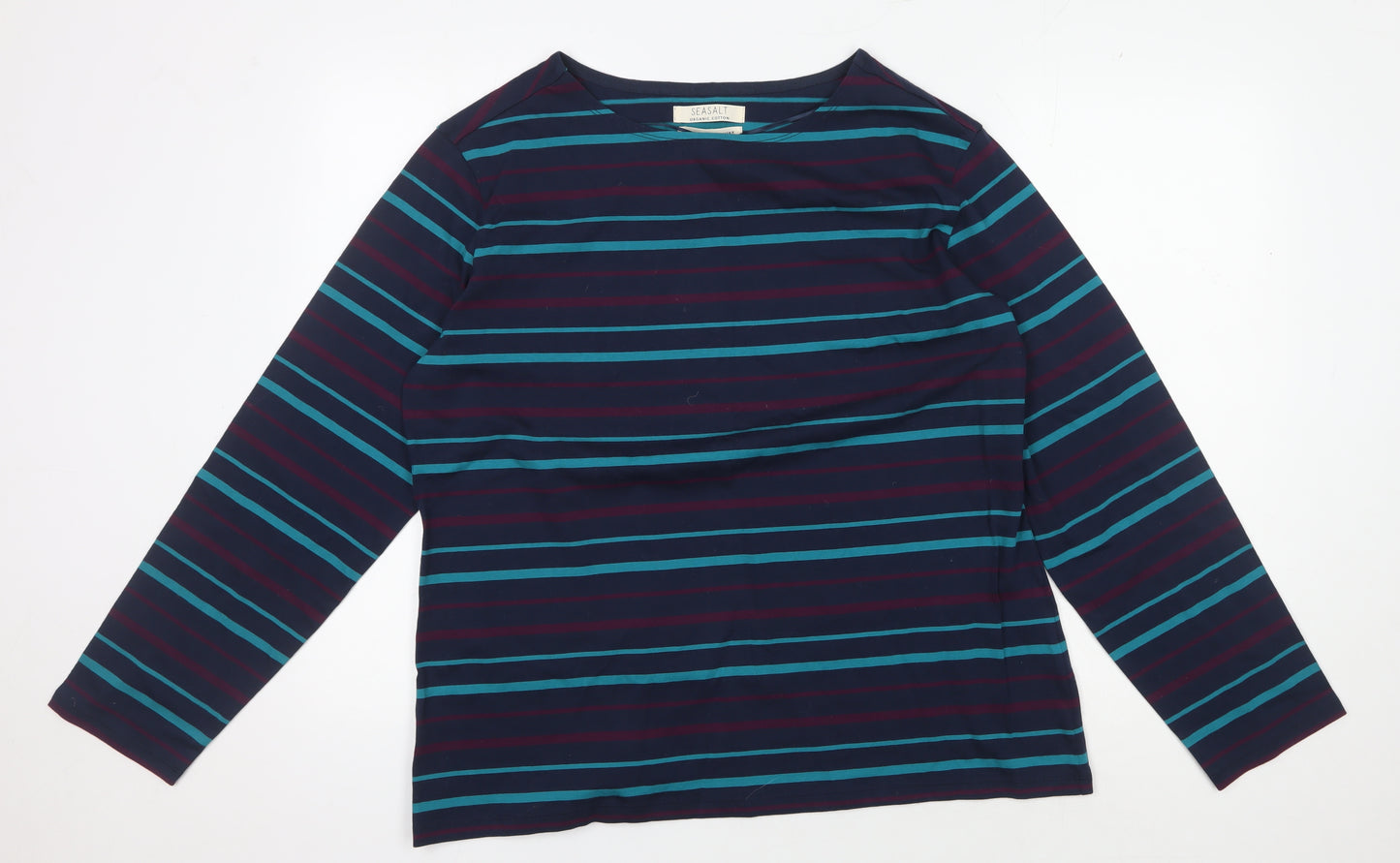 Seasalt Women's Multicoloured Striped Jersey T-Shirt