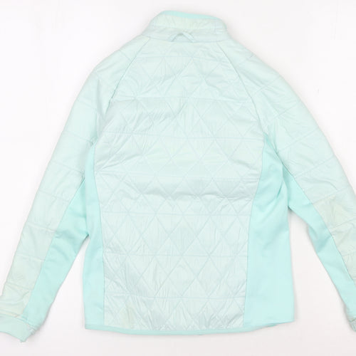 Decathlon Girls Blue Puffer Jacket 10 Years Winter Coat