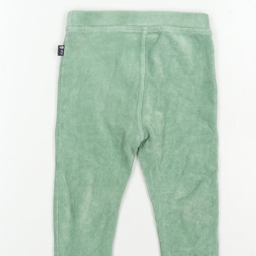 JoJo Maman Bébé Green Corduroy Leggings - 24 Months