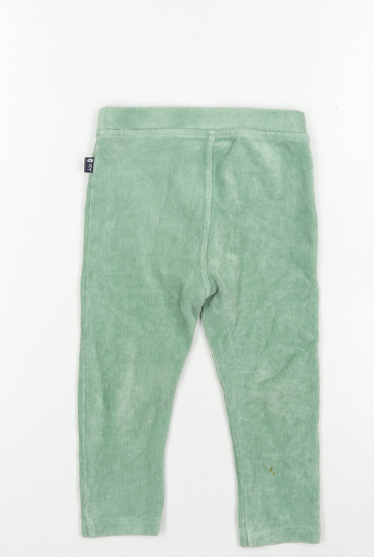JoJo Maman Bébé Green Corduroy Leggings - 24 Months