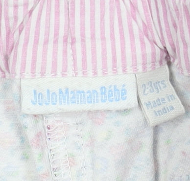 JoJo Maman Bébé Unisex Floral Cotton Shorts 24M
