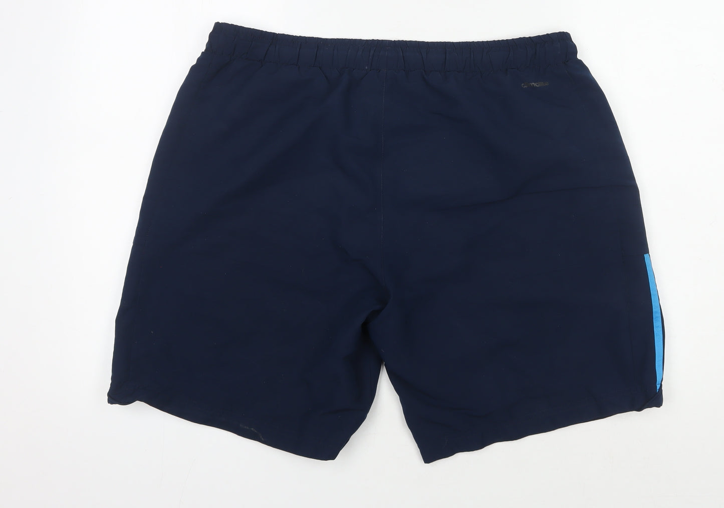 Adidas Men's Blue Athletic Shorts, Large, Sport Essentials