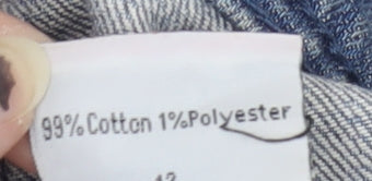 SoulCal Women's Blue Denim Jacket Size 12 Casual Chic