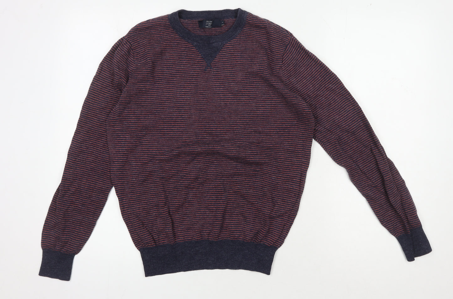 J.Crew Men's S Multicoloured Striped Pullover, Casual Jumper