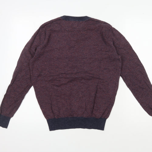 J.Crew Men's S Multicoloured Striped Pullover, Casual Jumper