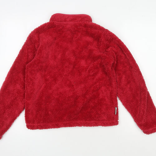 Peter Storm Girls Fleece Sweatshirt Red 11-12 Years 1/2 Zip