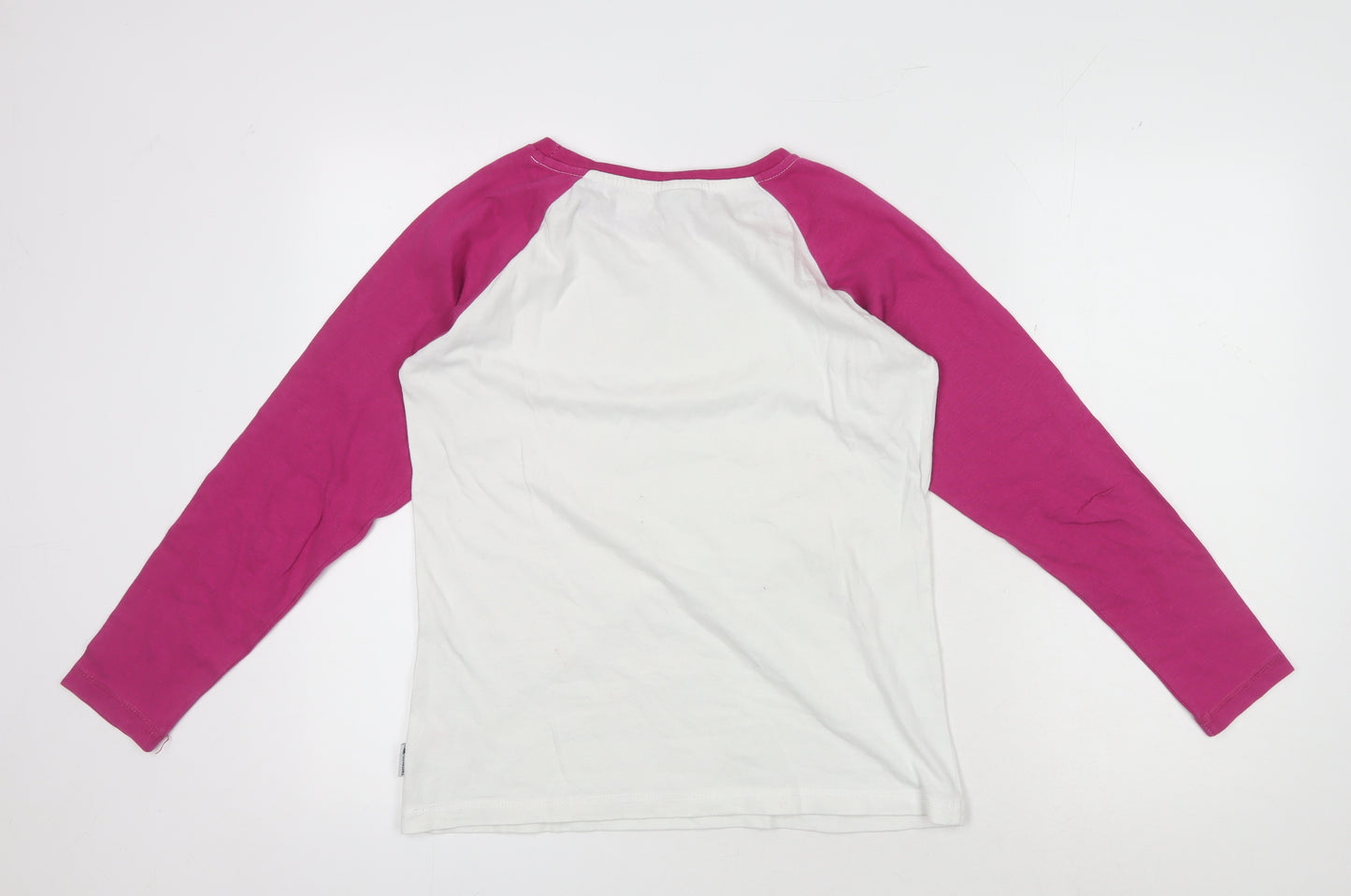 Trespass Women's White & Pink Raglan T-Shirt, M