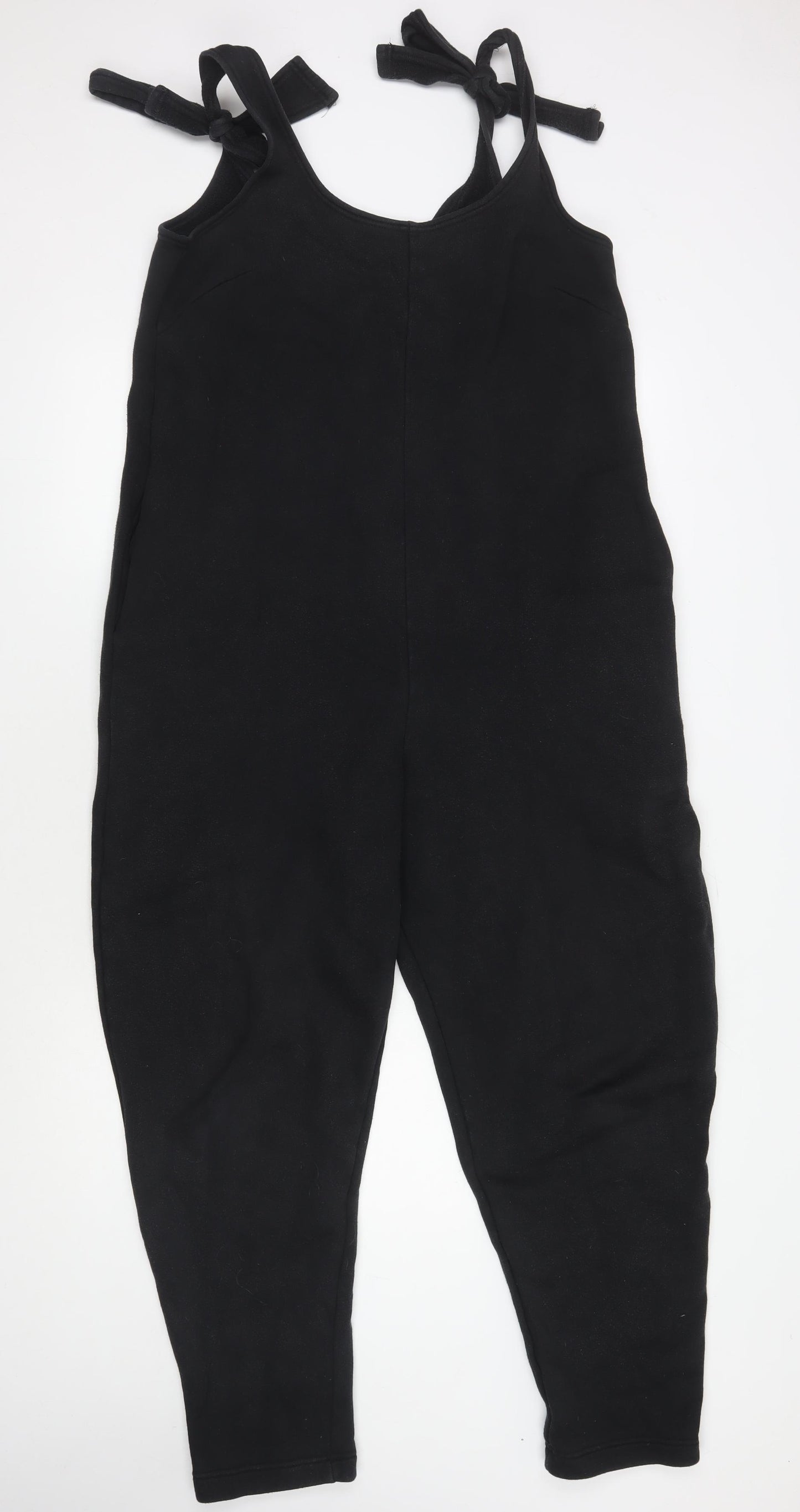 Beyond Nine Black Womens S Sleeveless Jersey Jumpsuit