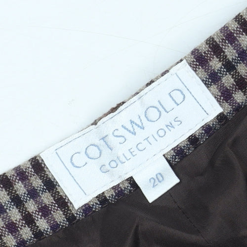 Cotswold Collections Women's Check Trousers Size 20