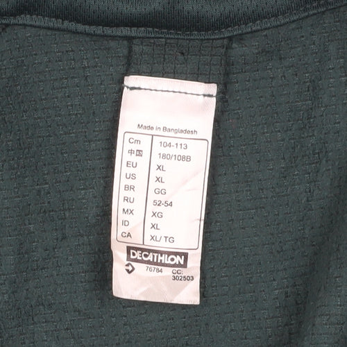 Decathlon Men's Green Windbreaker Jacket XL