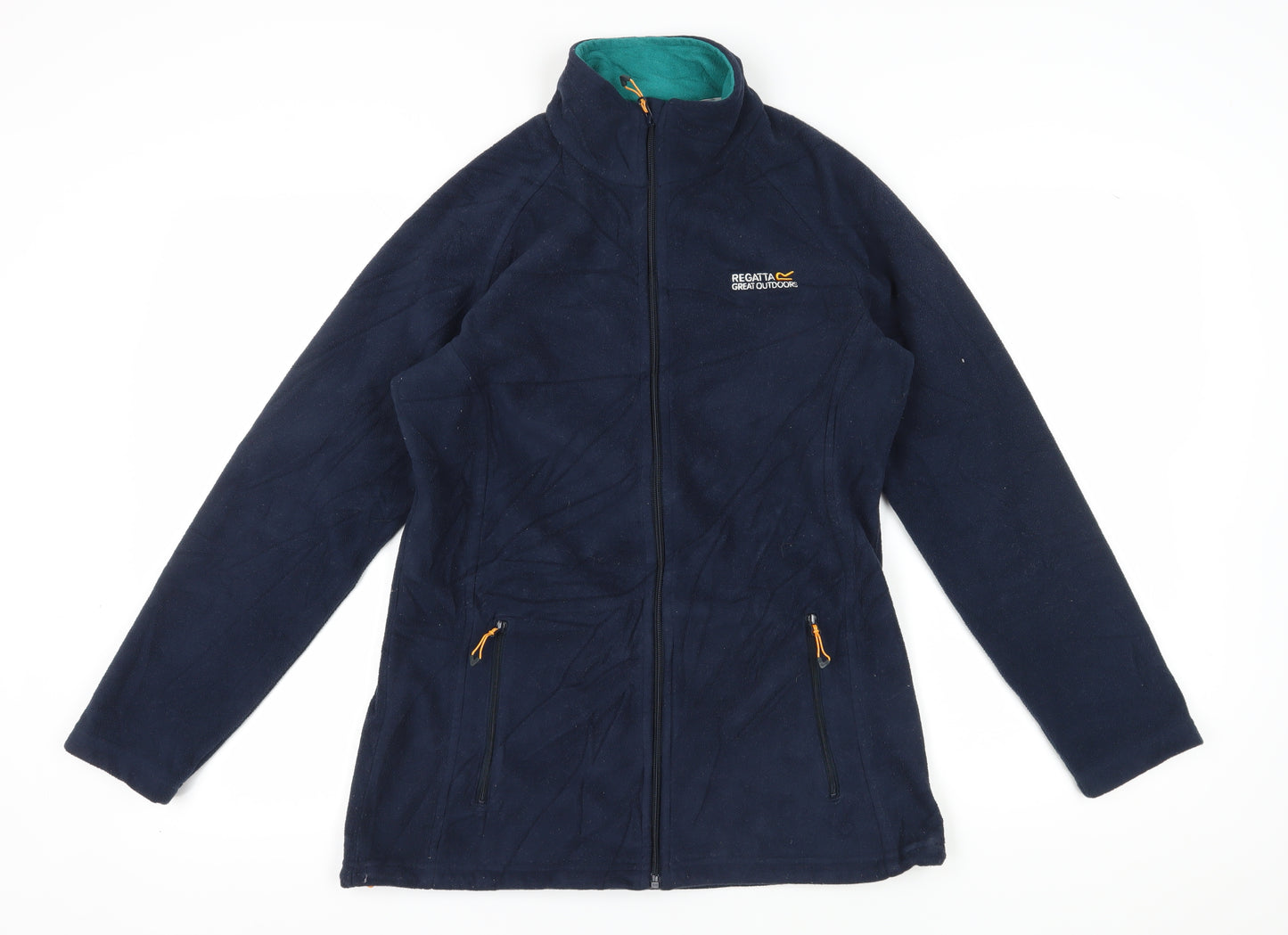 Regatta Women's Blue Fleece Jacket - Size 12 Outdoor