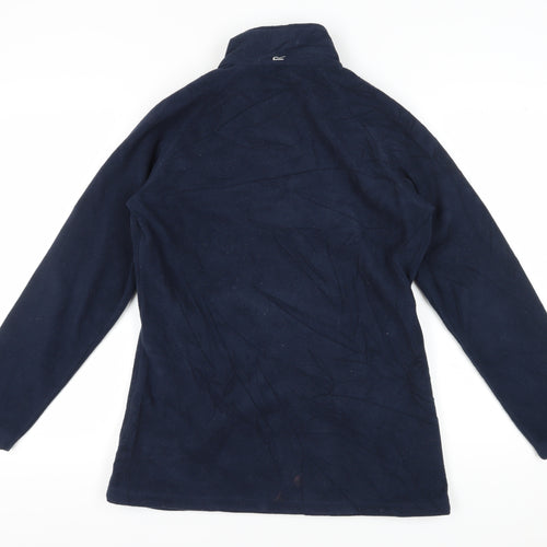 Regatta Women's Blue Fleece Jacket - Size 12 Outdoor