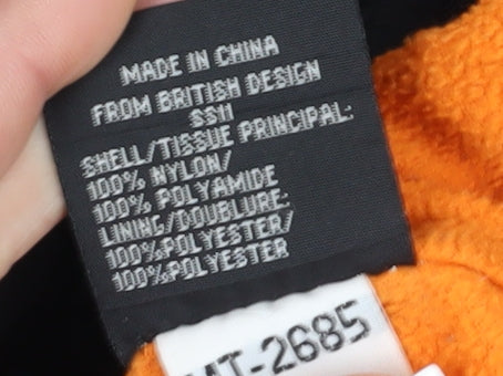 Superdry Men's Black Hooded Jacket L