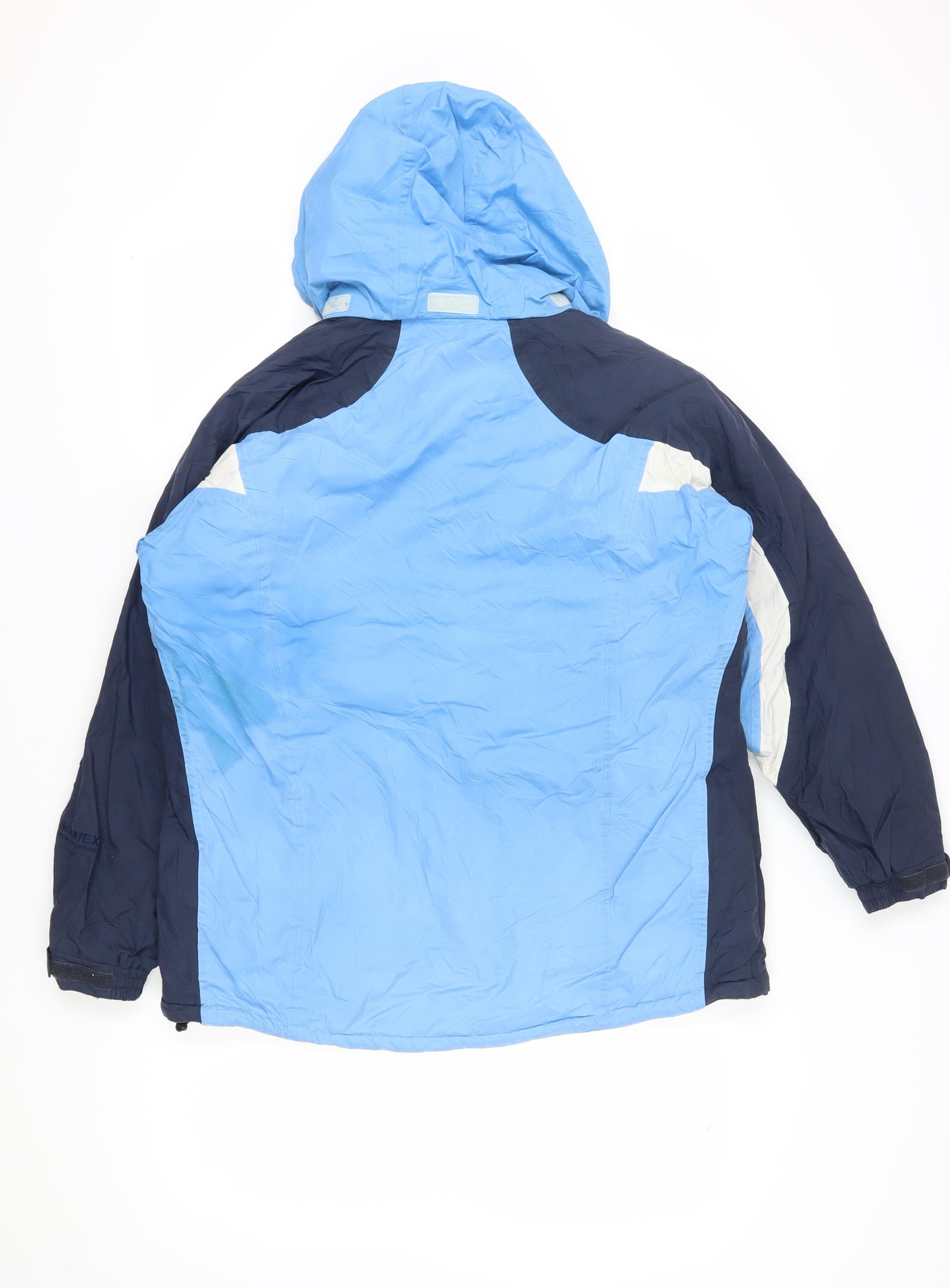 Scanda Women's Blue Ski Jacket Size 12 Winter Hooded Waterproof