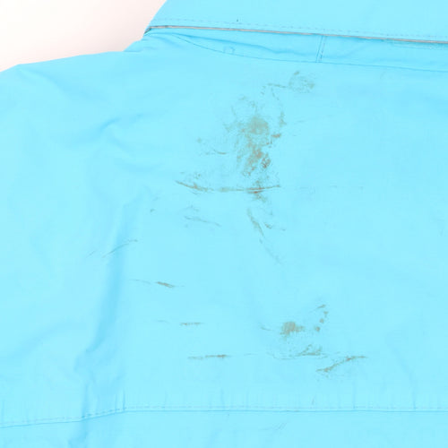 Trespass Women's Blue Rain Coat Jacket L - Waterproof & Windproof