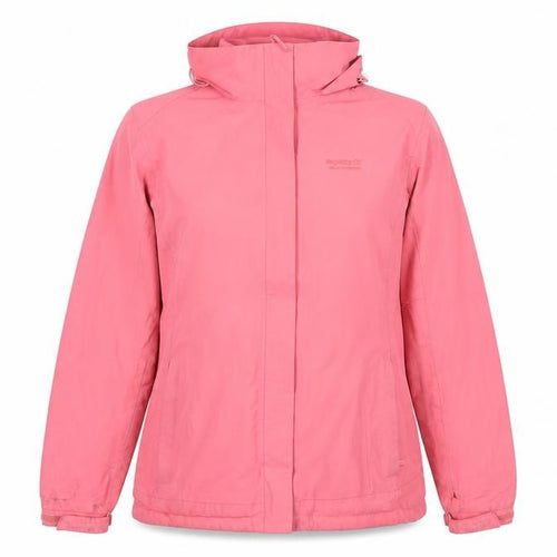 Regatta Women's Pink Waterproof Rain Jacket Size 12
