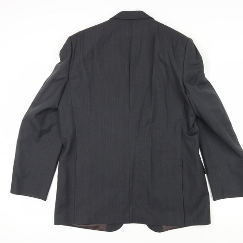 Magee Men's Grey Wool Blazer 42R Classic Formal
