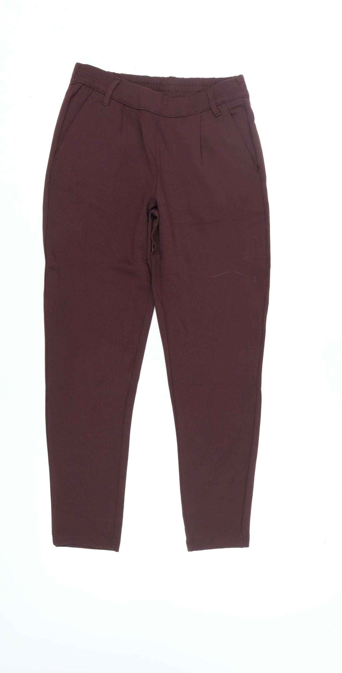 Jacqueline de Yong Brown Women's Straight Trousers S