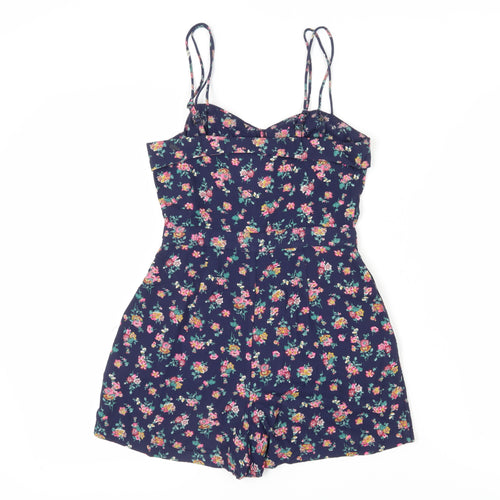Superdry Women's Multicoloured 2XS Floral Playsuit