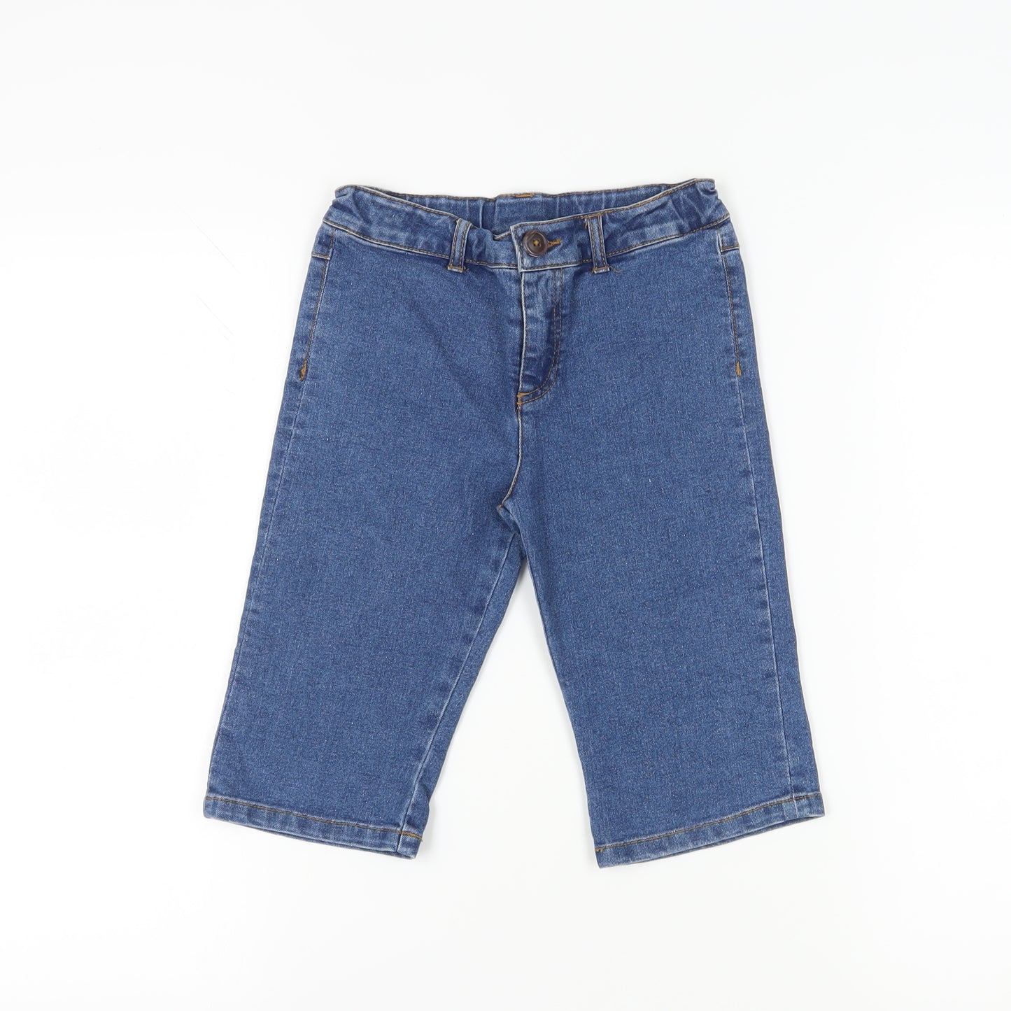 Joules Boys Blue Bermuda Denim Shorts Size 8 Years
