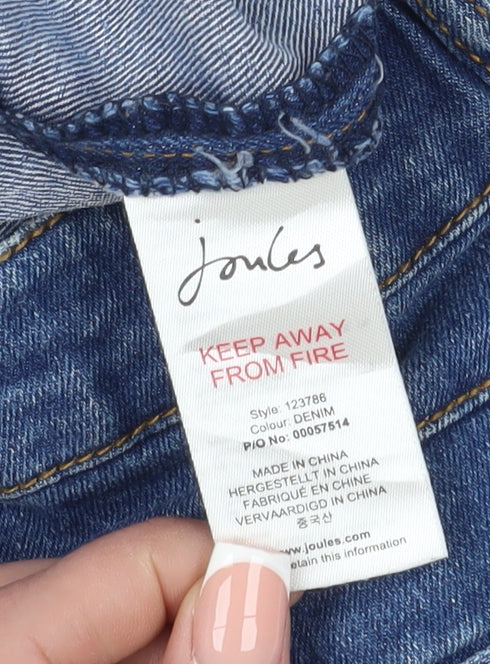 Joules Boys Blue Bermuda Denim Shorts Size 8 Years