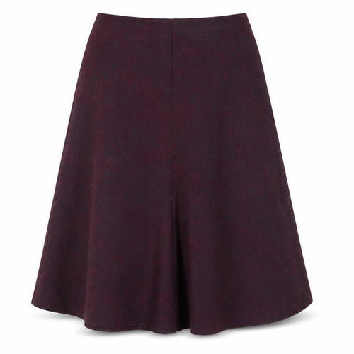 Eastex Women's Purple A-Line Midi Skirt Size 12