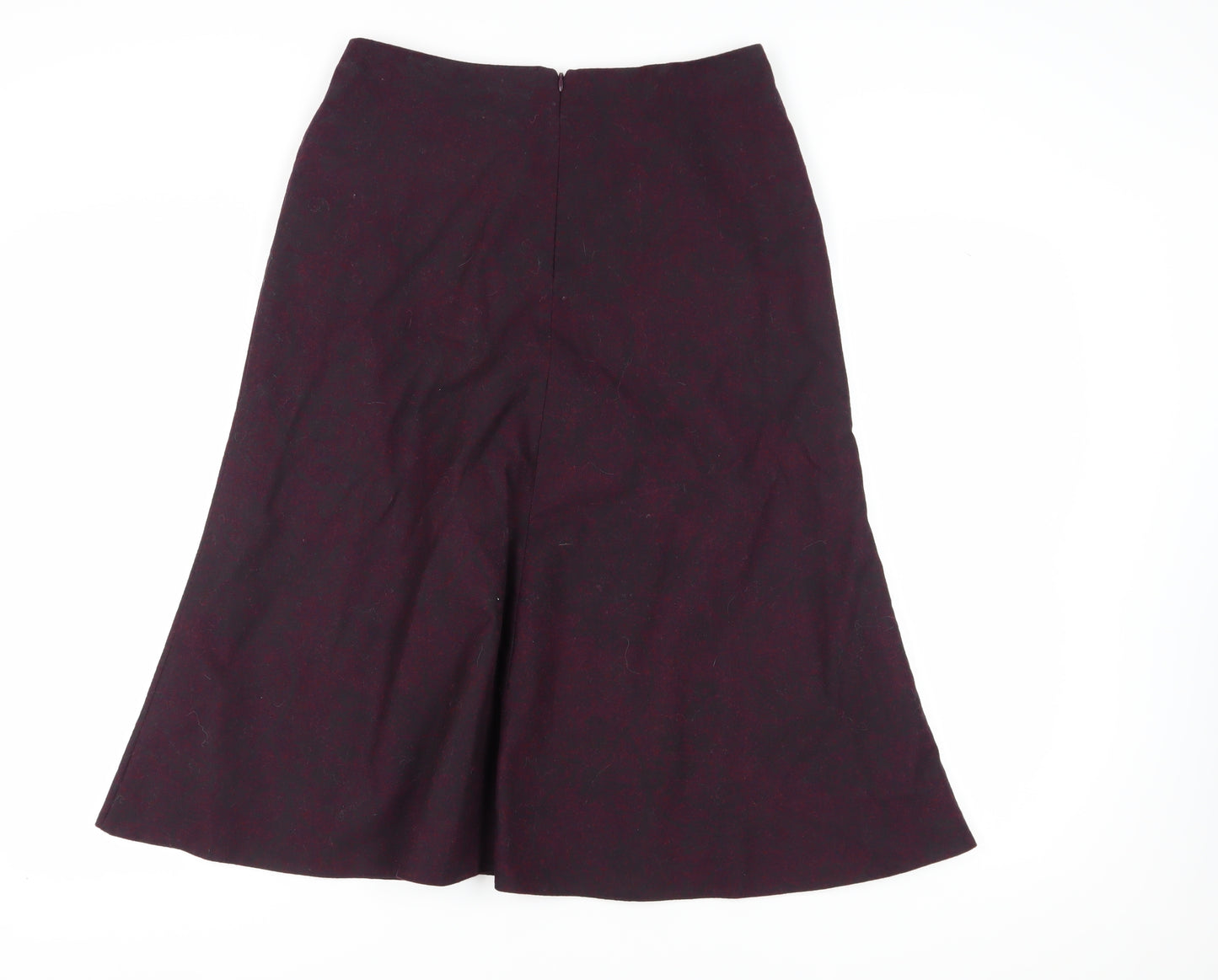 Eastex Women's Purple A-Line Midi Skirt Size 12
