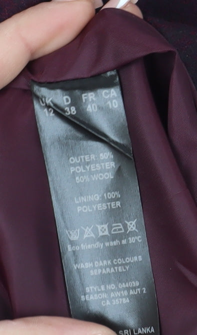 Eastex Women's Purple A-Line Midi Skirt Size 12