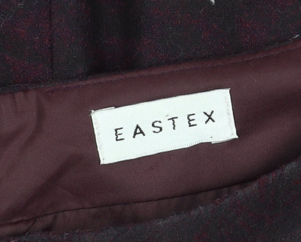 Eastex Women's Purple A-Line Midi Skirt Size 12