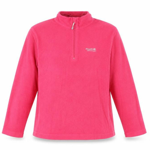Regatta Women's Pink Fleece Half-Zip Sweatshirt Size 14