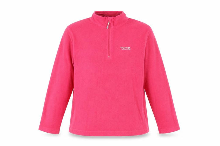 Regatta Women's Pink Fleece Half-Zip Sweatshirt Size 14