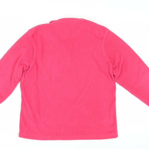 Regatta Women's Pink Fleece Half-Zip Sweatshirt Size 14