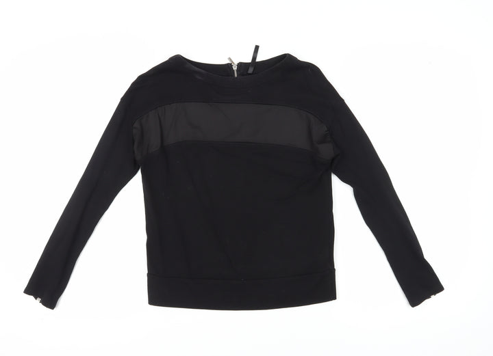 Karen Millen Women's Black Long Sleeve Blouse Size 8