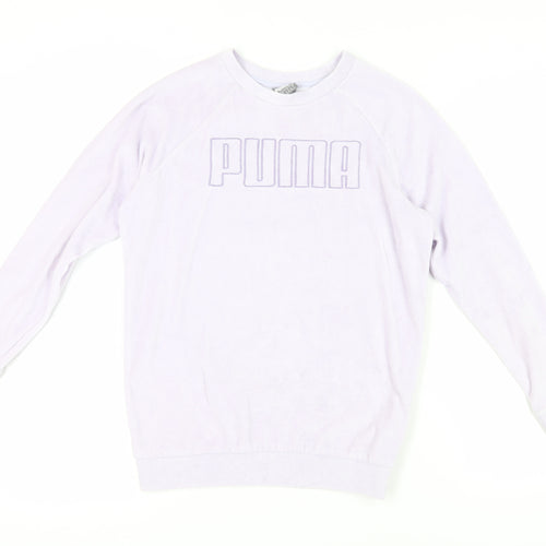 Puma Women’s White Pullover Sweatshirt Size 8