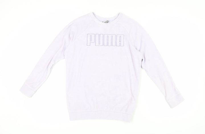 Puma Women’s White Pullover Sweatshirt Size 8