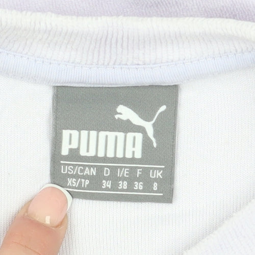 Puma Women’s White Pullover Sweatshirt Size 8
