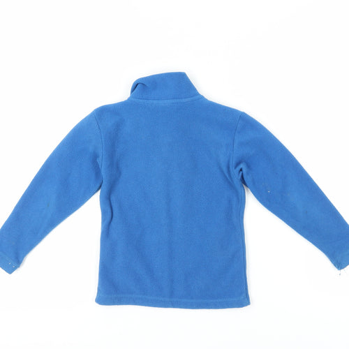 Gelert Boys Blue Basic Jacket 5-6 Years Full Zip Fleece