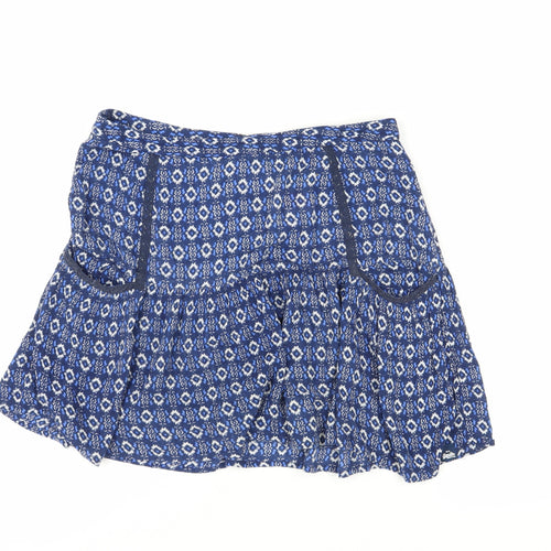 Superdry Women's Blue Geometric Peasant Skirt