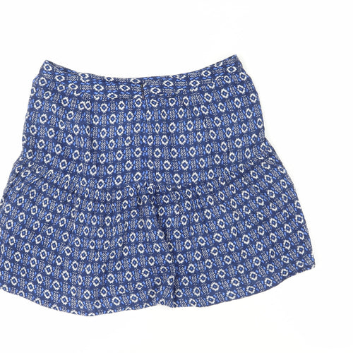 Superdry Women's Blue Geometric Peasant Skirt