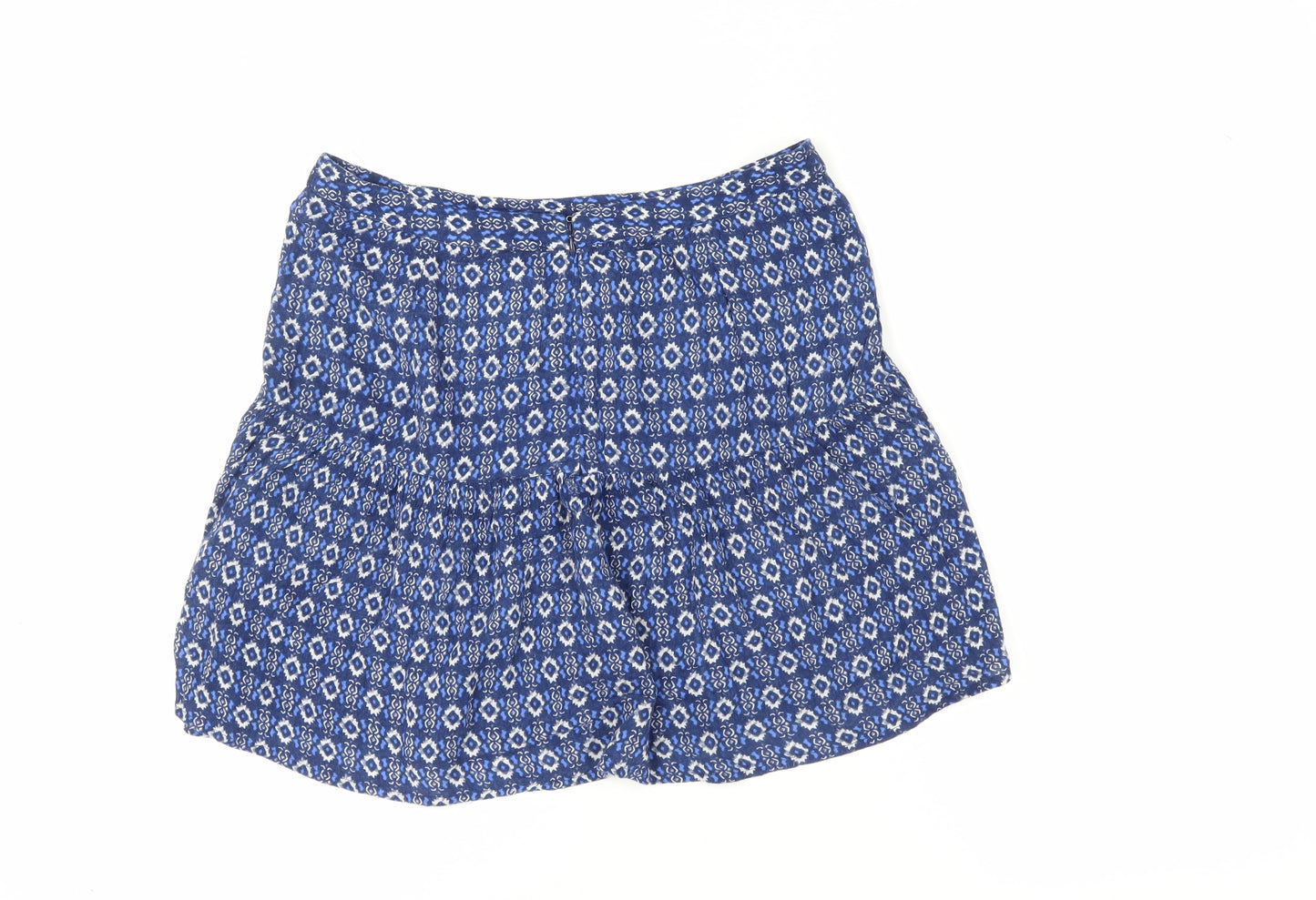Superdry Women's Blue Geometric Peasant Skirt