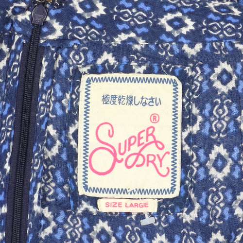 Superdry Women's Blue Geometric Peasant Skirt