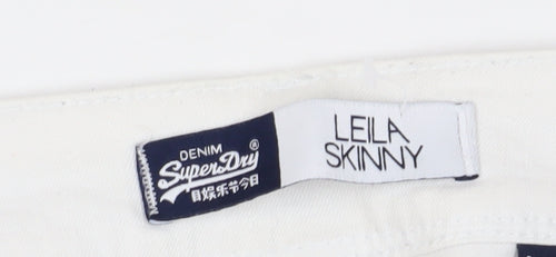 Superdry Women's White Skinny Jeans Size 31