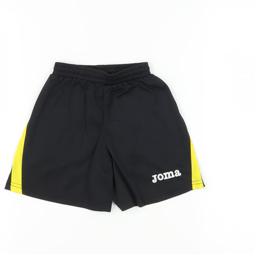 Joma Boys' Black Athletic Shorts Size 10