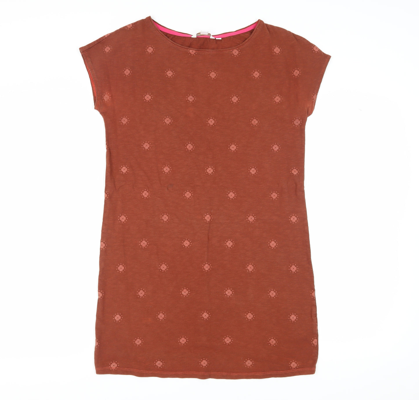 Boden Women's Brown Floral Shift Dress Size 10