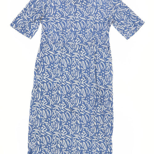 White Stuff Women's Blue Shift Dress UK 10