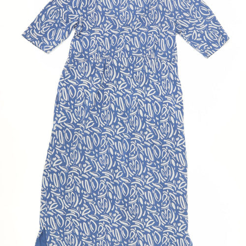 White Stuff Women's Blue Shift Dress UK 10